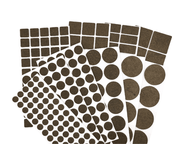 Zestaw filcowych podkładek meblowych - Medium - 295 sztuk